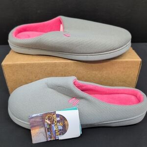 RockDove Original Two-Tone Memory Foam Women's Slipper US 9-10 Grey pink